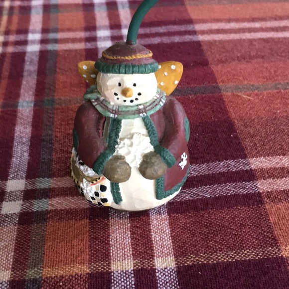 Folk Art Snowman Candle Snuffer - Picture 8 of 9